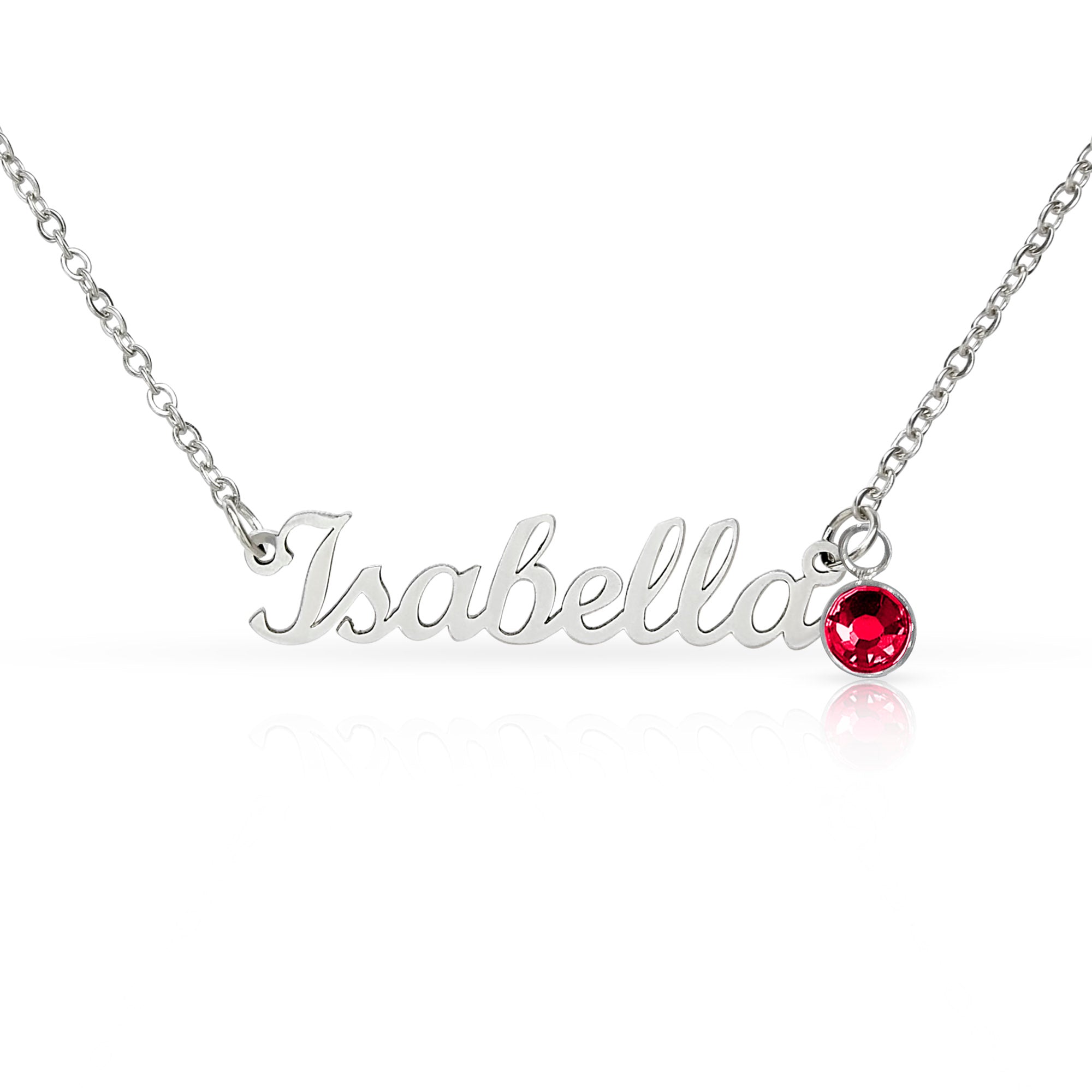 Collier Prénom et Pierre de Naissance
