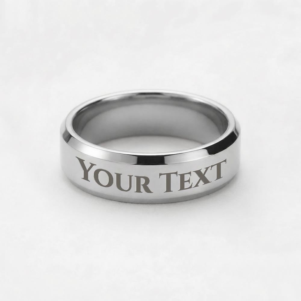 Bague Gravé Homme Personnalisé