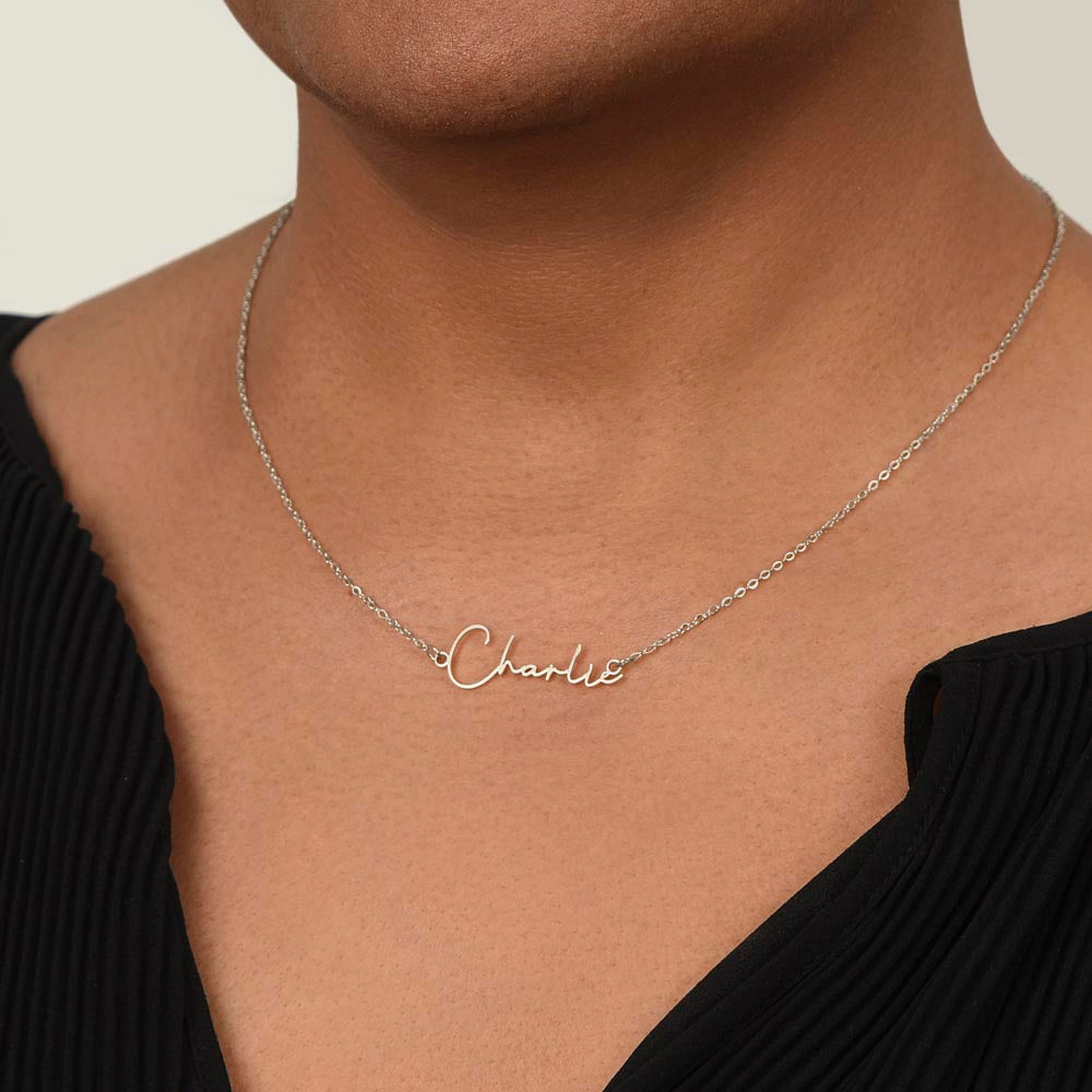 Collier Prénom Cursive