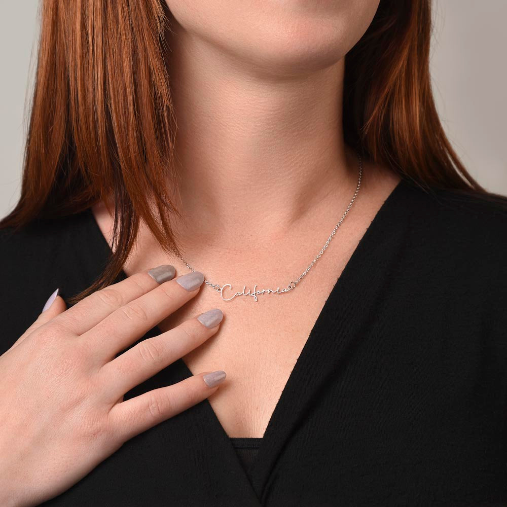 Collier Prénom Cursive