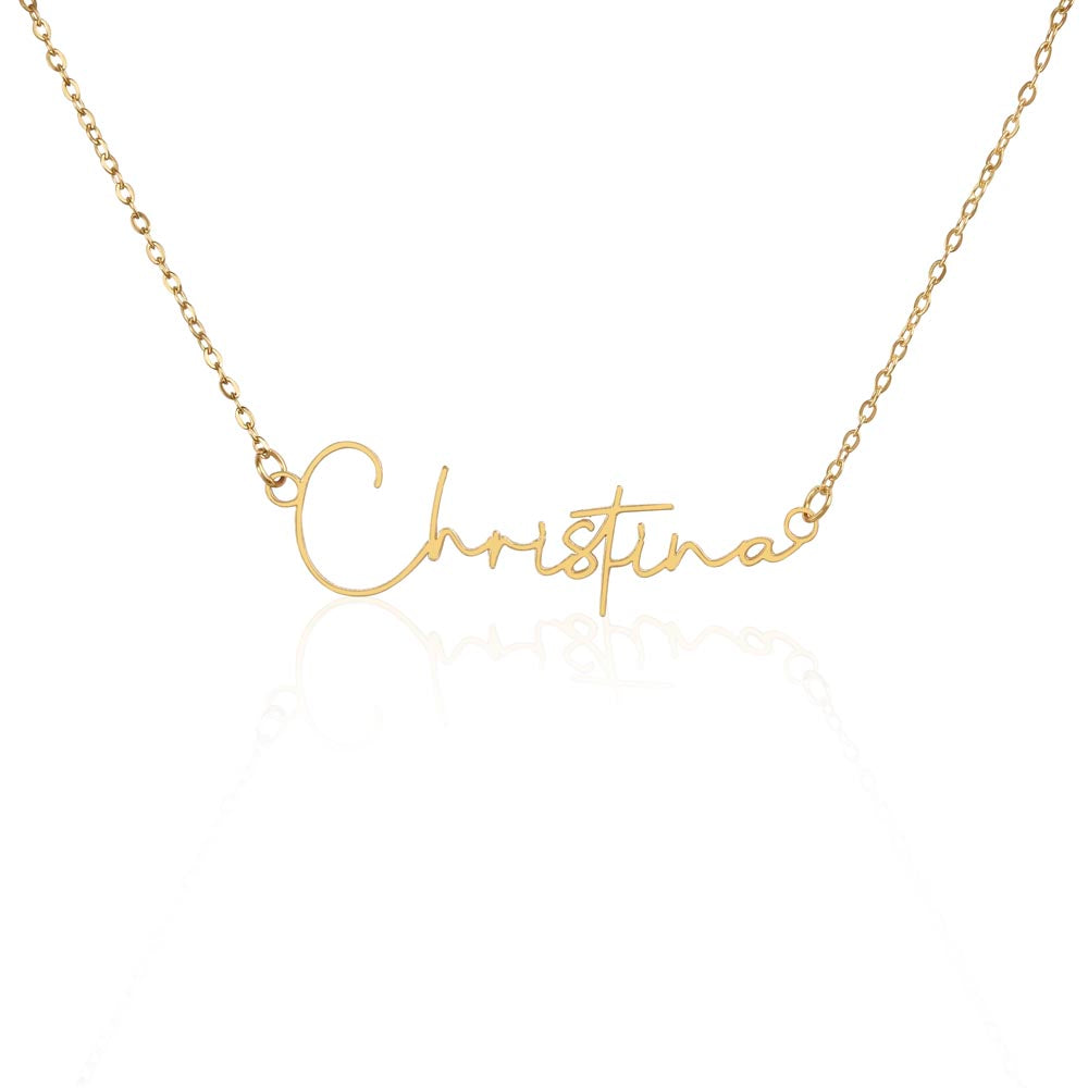 Collier Prénom Cursive
