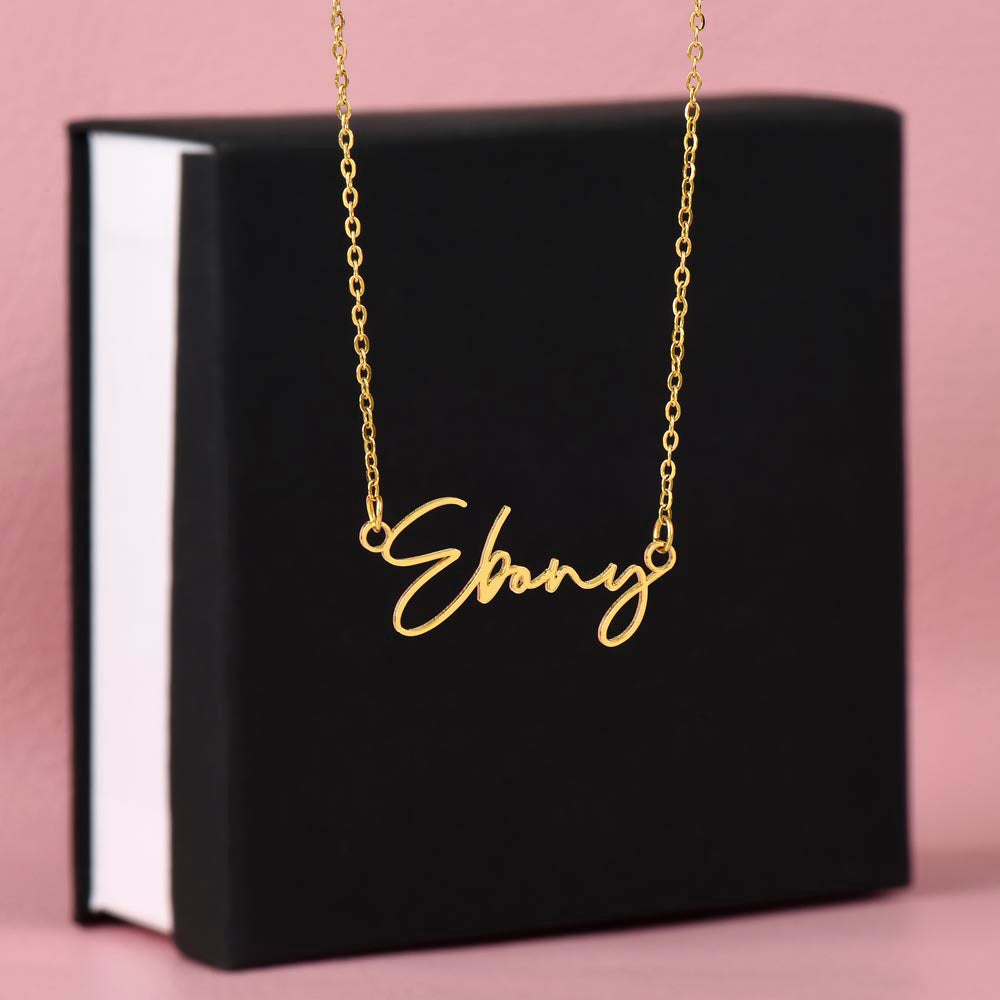 Collier Prénom Cursive
