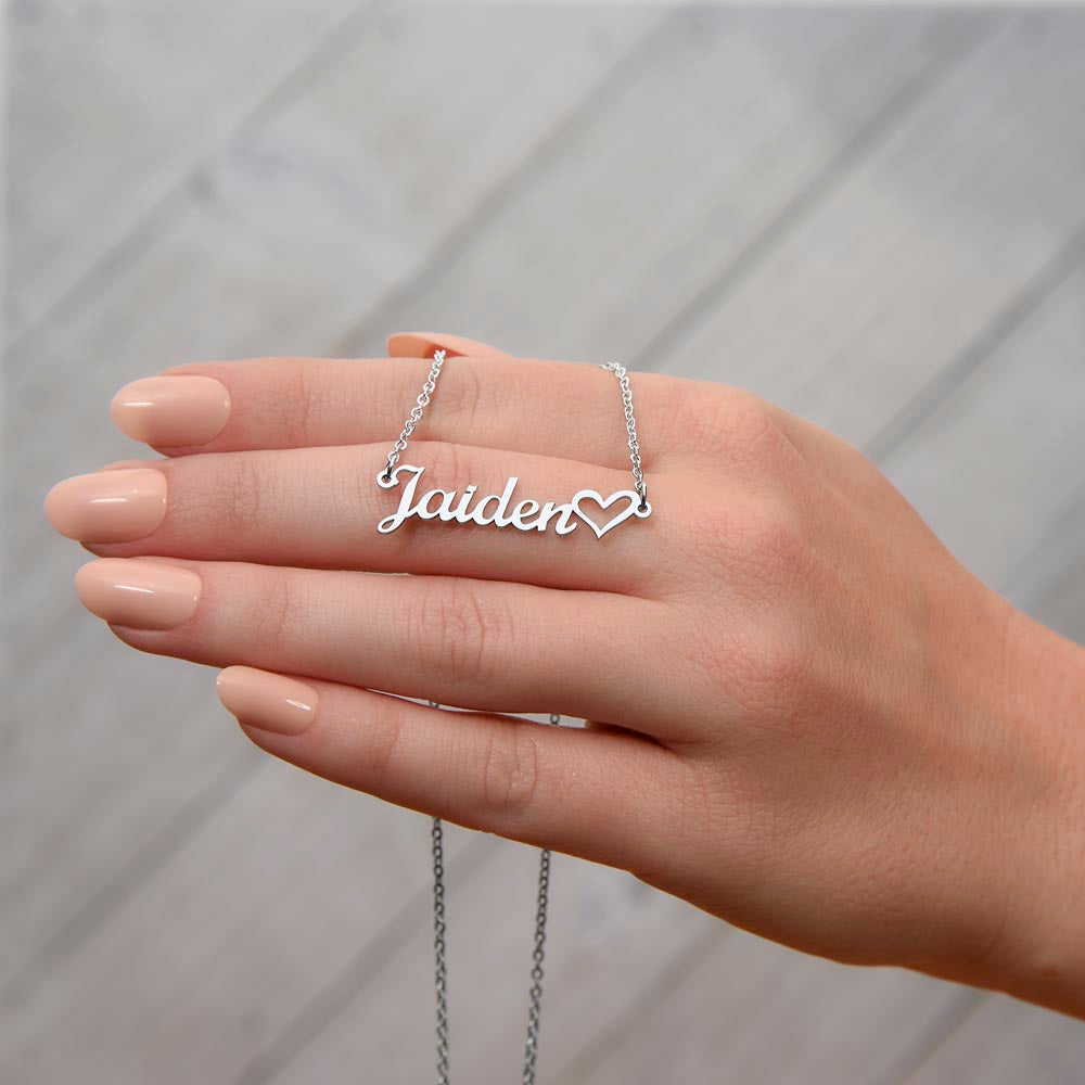 Collier Prénom Cœur