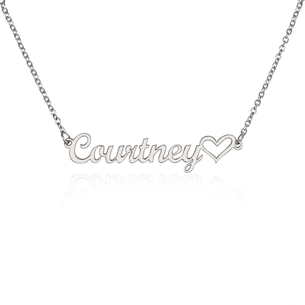 Collier Prénom Cœur