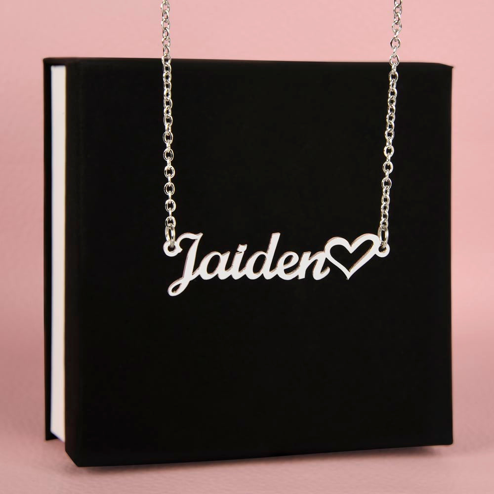 Collier Prénom Cœur