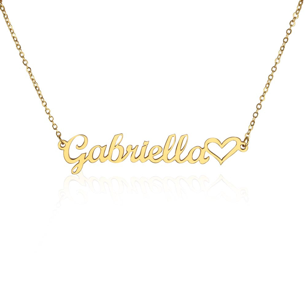 Collier Prénom Cœur