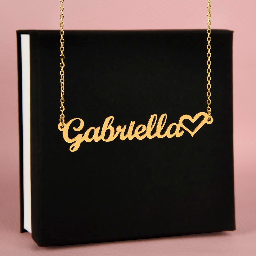 Collier Prénom Cœur